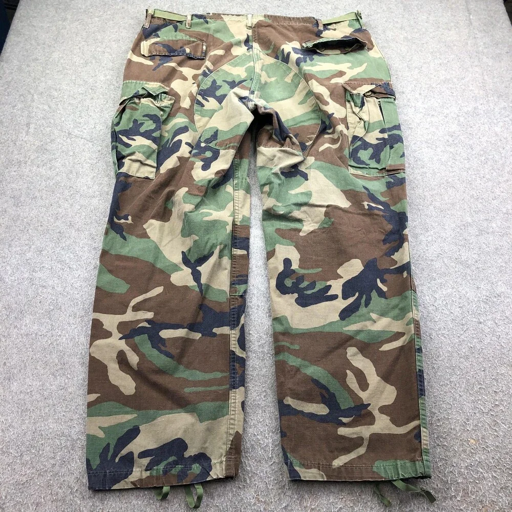 Propper Pants Mens XL Regular Woodland Cargo Relaxed Adjustable Waist Workwear